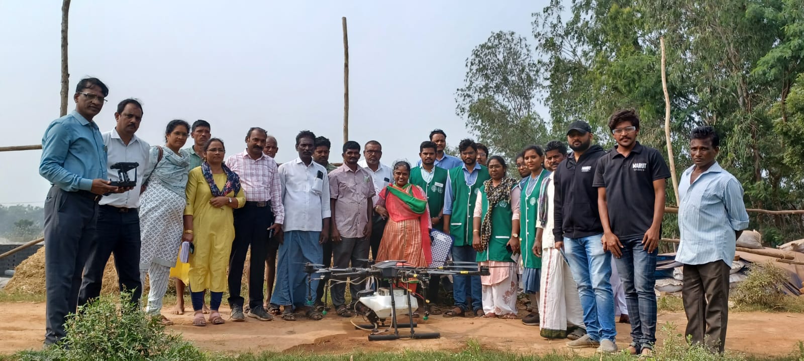 Marut Drones collaborates with the AP District Agricultural department to educate farmers and Rural youth on the importance of “Drone Technology in Agriculture”